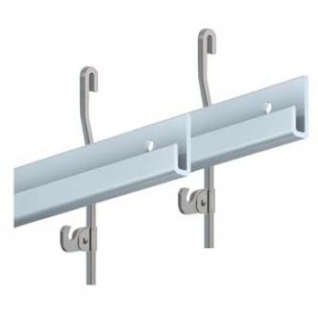 Système d'accrochage Cimaise 8m Aluminium - Décoration murale