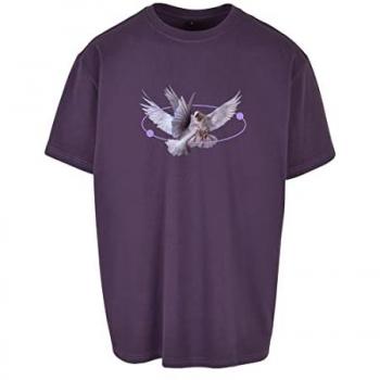 Mister Tee Herren Oversize T-Shirt Vive La Liberte 5XL Purplenight
