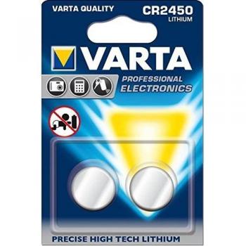 VARTA Electronics CR2450 Lithium Button Cell Batteries in Original Blister Pack