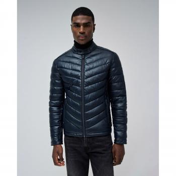 Jeans Trapuntato Giacca Blu Scuro S