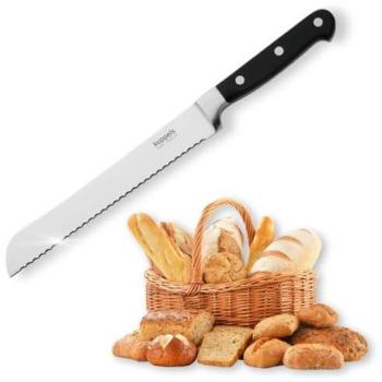 Kuppels SOLID Brotmesser, elegant schwarz, Küchenmesser