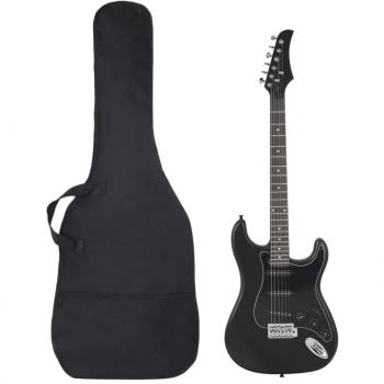 Kit guitare électrique débutant vitaXL 4/4 39 – sac inclus, couleur noire