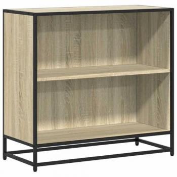 Scaffale in Legno Multistrato Rovere Sonoma 80,5x35x76 cm