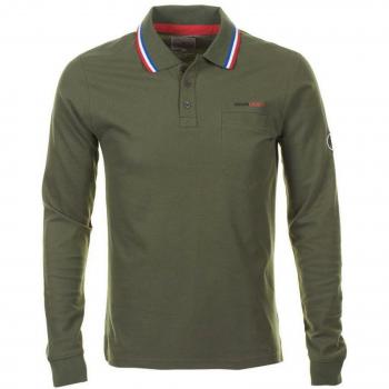 Polo A Maniche Lunghe Cilar Khaki XL