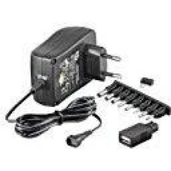 MicroConnect - AC-Netzteil - 18 Watt - Schwarz