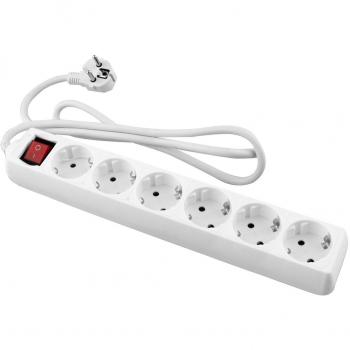 Base Multiplaza 6 Tomás Onlex Blanca con Cable y T/T