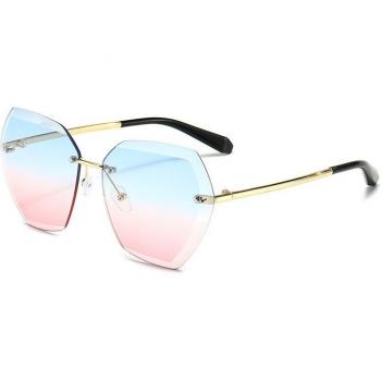 Rimless Gradient Sunglasses for Women