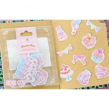 Romantische Kleine Stickers 70 Stuks Aquarel