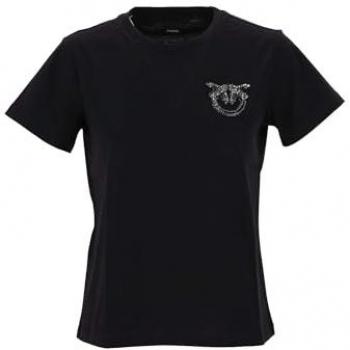 PINKO Love Birds Embroidered T-shirt, Size S