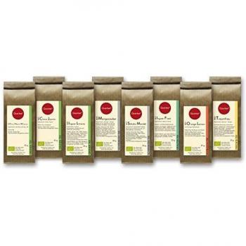 Tee Geschenkset QuerteeÂ® Nr. 1 - 8 x 25g Bio Tees
