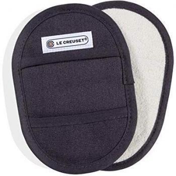 Le Creuset Topf-Griffschutz-Set (2 Stück) – Backhandschuhe & Topflappen, Grau