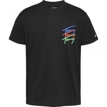 T-shirt Tommy Jeans Droit Logo au Dos