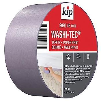 KIP 222547 209 Premium Low Tack WASHI-TEC® Masking Tape 48mm x 50m