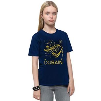 Kurt Cobain Blue Laces Logo T‑Shirt (Youth 13‑14)