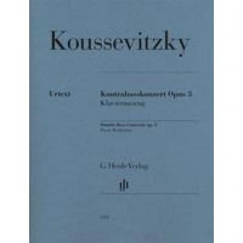 Kontrabasskonzert op. 3; Kontrabass und Klavier: Besetzung: Kontrabass und Klavier, Kontrabasskonzerte