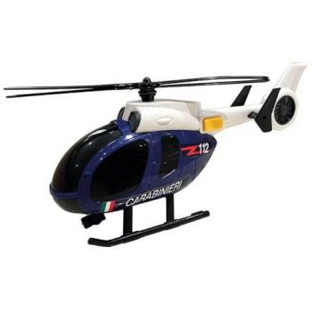 Elicottero Carabinieri Silver Wheel Blu con Audio 20,8x7,5cm
