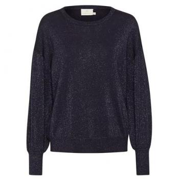 Pull en maille col rond femme KAFFE Regina Violet