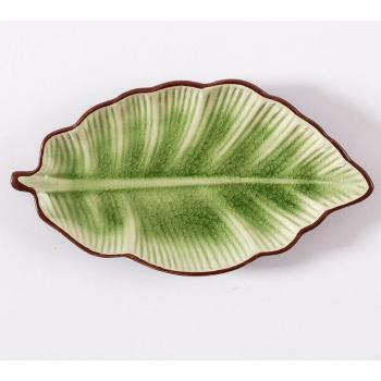 Porcelain Leaf Shaped Sushi Tray