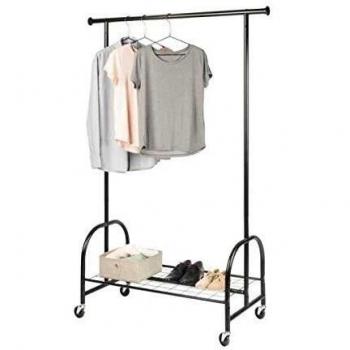 Appendiabiti con ruote e ripiano Profi 121x185x52 cm - Wenko