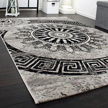 Tappeto Soggiorno Eleganza Marmoretta 80×300 cm Grigio – Paco Home