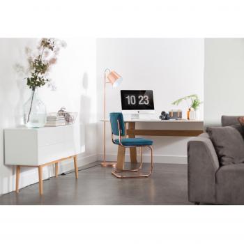 Zuiver High on Wood Dressoir Medium met 2 Lades en 1 Deur - MDF en Bruin Eiken