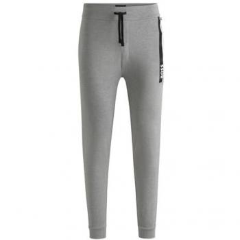 BOSS Loungewear Hose hellgrau M – Classic Streetwear-Style