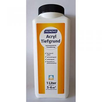 Renovo Acryl Tiefgrund lösemittelfrei 1L farblos und weiß