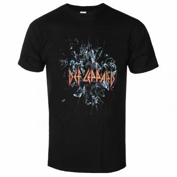 Def Leppard Shatter Tee – Men's Black Edition
