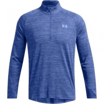 Camiseta Fitness Hombre Azul Under Armour Tech Textured (L)