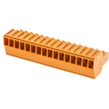 Conector Weidmüller 16 Vías Naranja para PCB