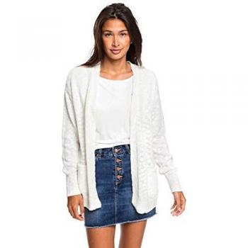 Roxy Jersey Abierto con Botones - Mujer - XS - Color Blanco