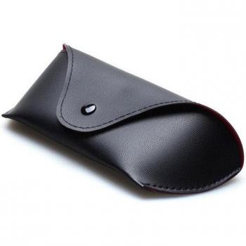 Magnetic PU Leather Folding Glasses Case