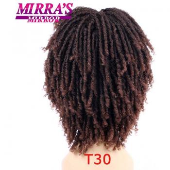 Mirra's Écho – Dreadlocks Courtes Tressées Noires & Brunes