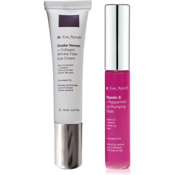 Youthful Glow Duo: Lip Plumper & Pro‑Eye Cream (White)