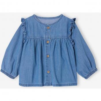 Denim Babybluse in Hellblau
