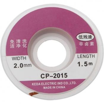 5ft 2.0mm Desoldering Braid Solder Remover Copper Wick