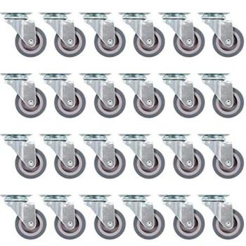 VidaXL Ruedas giratorias 24 unidades 50 mm