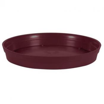 Soucoupe pour pots de fleurs ronds Ø 34.50 cm Rouge bourgogne EDA
