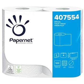 Carta igienica con 190 strappi da Papernet con 8 confezioni da 10 rotoli