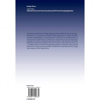 Triboelectric Devices for Power Generation and Self-Powered Sensing Applications