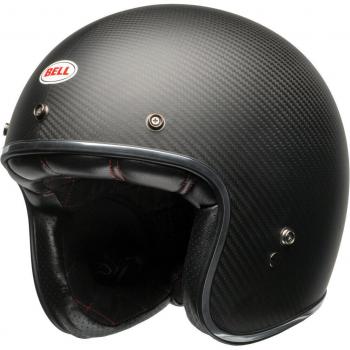 Bell Casco Jet Custom 500 Carbono Mate