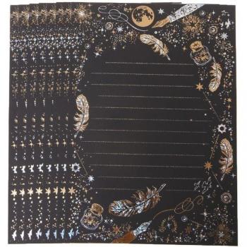 8 Sheets Vintage Feather Blessing Letter Writing Paper