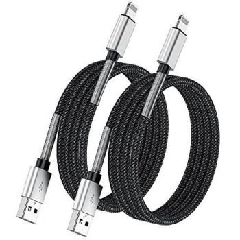 Câble iPhone 2 m rapide MFi – Chargeur USB‑A vers Lightning