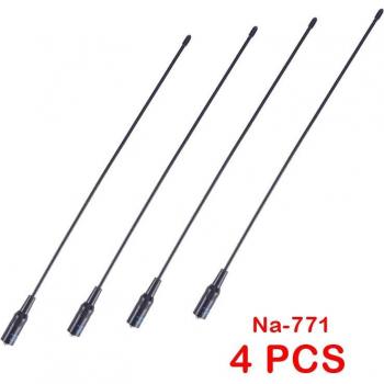Antena VHF/UHF SMA-F para Walkie Talkie Baofeng UV-5R, UV-82, UV-10R - Pack de 2