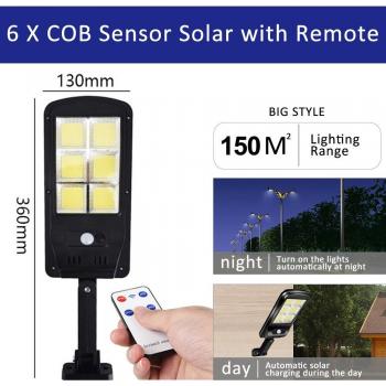 Fcmila IP65 Wasserdichtes Solar-Außenlicht mit Fernbedienung