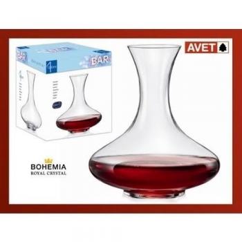 Decantador de Cristal Bohemia con Capacidad de 1200ml