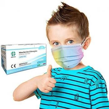 KOKO Look 50 Maski per Bambini – Mascherine Surgical BFE ≥98%