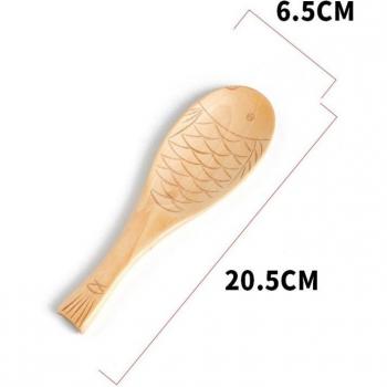 Retro Japanese Style Wooden Rice Spoon