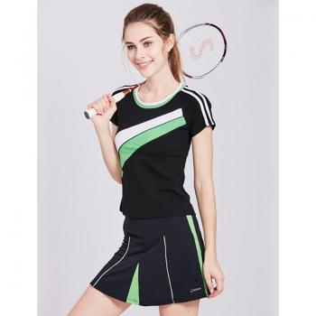 Pantalón corto transpirante con falda de badminton y bolsillo