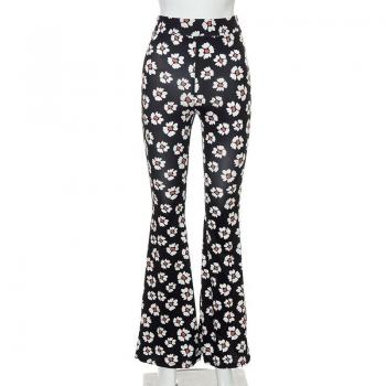 Pantalón de Pierna Ancha Estampado Urbano